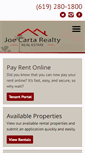 Mobile Screenshot of joecartarealty.com